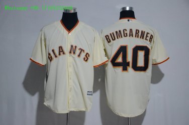 40 Madison Bumgarner Stitched Jersey Size S to 3 XL white