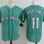  11 EDGAR MARTINEZ Stitched Jersey Size S to 3 XL green