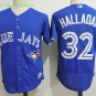 32 Roy Halladay Stitched Jersey Size S to 3 XL blue
