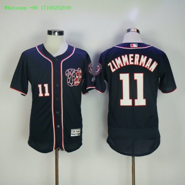 11 Ryan Zimmerman Stitched Jersey Size S to 3 XL black