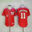 11 Ryan Zimmerman Stitched Jersey Size S to 3 XL red