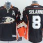 8 Teemu Selanne Stitched Jersey Size S to 3 XL black