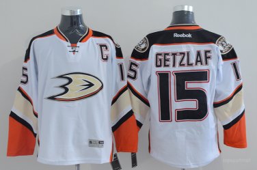 15 Ryan Getzlaf Stitched Jersey Size S to 3 XL white