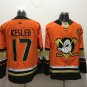 17 Ryan Kesler Stitched Jersey Size S to 3 XL orange