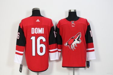 &Acirc;&nbsp;16 Max Domi&Acirc;&nbsp;Stitched Jersey Size S to 3 XL red