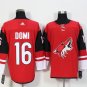  16 Max Domi Stitched Jersey Size S to 3 XL red