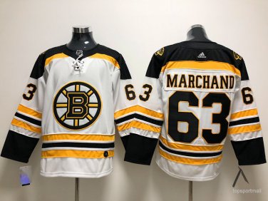 &Acirc;&nbsp;63 Brad Marchand Stitched Jersey Size S to 3 XL white