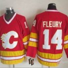 14 Theoren Fleury Stitched Jersey Size S to 3 XL red