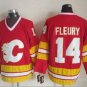 14 Theoren Fleury Stitched Jersey Size S to 3 XL red