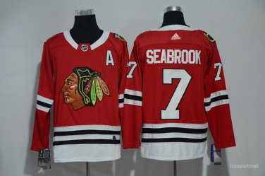 7 Brent Seabrook Stitched Jersey Size S to 3 XL red