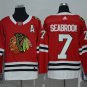 7 Brent Seabrook Stitched Jersey Size S to 3 XL red