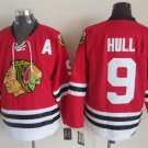 9 Bobby Hull Stitched Jersey Size S to 3 XL red