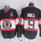 9 Bobby Hull Stitched Jersey Size S to 3 XL black