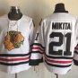 21 Stan Mikita Stitched Jersey Size S to 3 XL white
