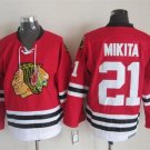 21 Stan Mikita Stitched Jersey Size S to 3 XL red