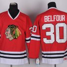 30 Ed Belfour Stitched Jersey Size S to 3 XL red