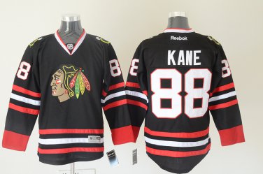 88 Patrick Kane Stitched Jersey Size S to 3 XL black