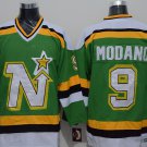9 Mike Modano Stitched Jersey Size S to 3 XL green