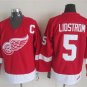 5 Nicklas Lidstrom Stitched Jersey Size S to 3 XL red 2