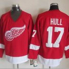 17 Brett Hull Stitched Jersey Size S to 3 XL red