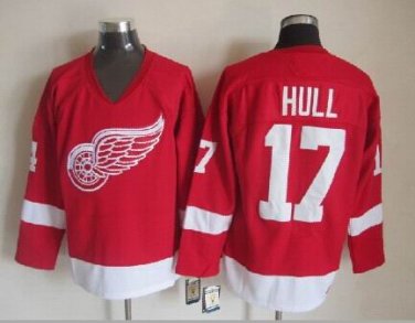 17 Brett Hull&Acirc;&nbsp;Stitched Jersey Size S to 3 XL red