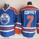 7 Paul Coffey Stitched Jersey Size S to 3 XL blue