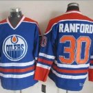 30 Bill Ranford  stitched Jersey Size S to 3 XL blue