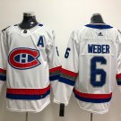6 Shea Weber titched Jersey Size S to 3 XL white
