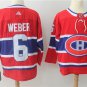 6 Shea Weber stitched Jersey Size S to 3 XL red