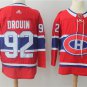 92 Jonathan Drouin stitched Jersey Size S to 3 XL red