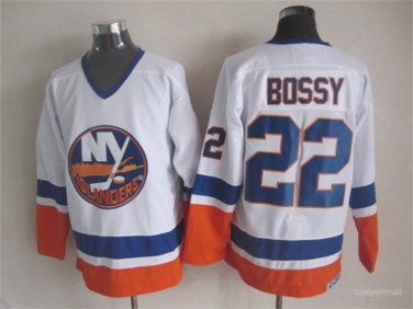 22 Mike Bossy Stitched Jersey Size S to 3 XL white