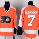 7 Bill Barber Stitched Jersey Size S to 3 XL orange