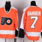 7 Bill Barber Stitched Jersey Size S to 3 XL orange