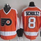 8 Dave Schultz Stitched Jersey Size S to 3 XL orange