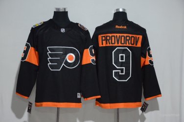 9 Ivan Provorov&Acirc;&nbsp;Stitched Jersey Size S to 3 XL black