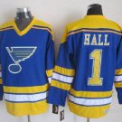 1 Glenn Hall Stitched Jersey Size S to 3 XL blue
