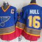 16 Brett Hull Stitched Jersey Size S to 3 XL blue 1