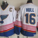 16 Brett Hull Stitched Jersey Size S to 3 XL white 1