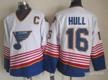 16 Brett Hull&Acirc;&nbsp;Stitched Jersey Size S to 3 XL white 1