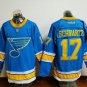 17 Jaden Schwartz Stitched Jersey Size S to 3 XL  blue
