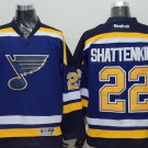 22 Kevin Shattenkirk Stitched Jersey Size S to 3 XL  blue