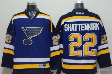 22 Kevin Shattenkirk Stitched Jersey Size S to 3 XL  blue