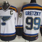 99 Wayne Gretzky Stitched Jersey Size S to 3 XL white