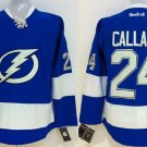 24 Ryan Callahan Stitched Jersey Size S to 3 XL blue