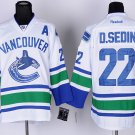 22 Daniel Sedin Stitched Jersey Size S to 3 XL white