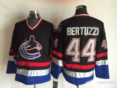 44 Todd Bertuzzi Stitched Jersey Size S to 3 XL black