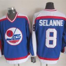 8 Teemu Selanne Stitched Jersey Size S to 3 XL blue 1