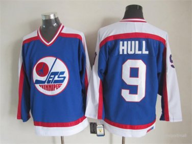 9 Bobby Hull Stitched Jersey Size S to 3 XL blue