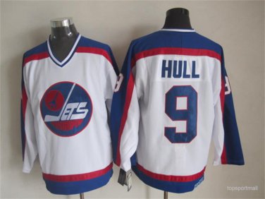 9 Bobby Hull Stitched Jersey Size S to 3 XL white 1
