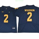 2 Charles Woodson Stitched Jersey Size S to 3 XL blue